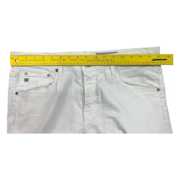 Ag Denim Ex Boyfriend Slouchy Slim Jeans White Women’s NWT Size 31 - Picture 7 of 16